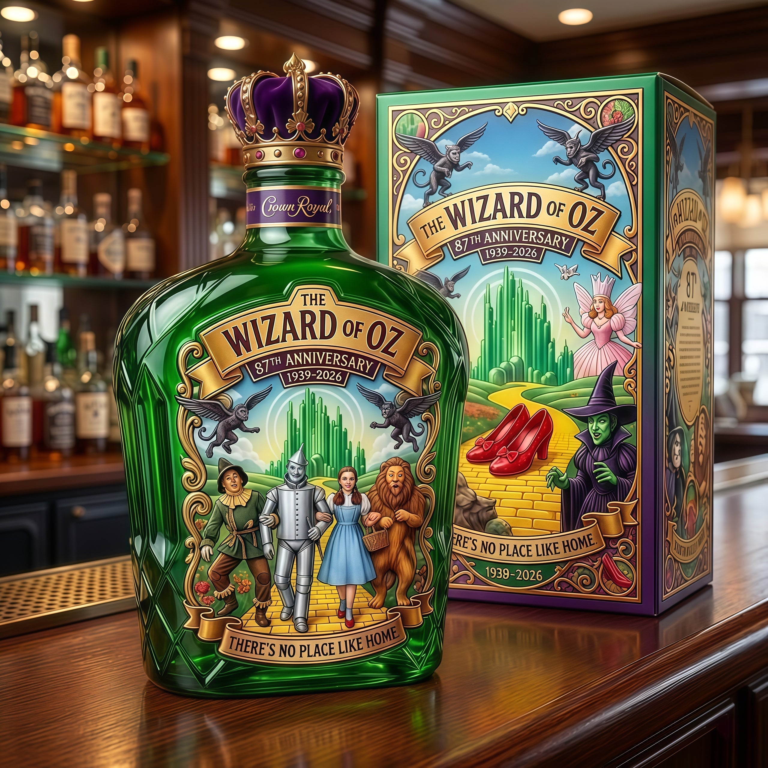 The Wizard of Oz 87th Anniversary Commemorative Whiskey Bottle💋