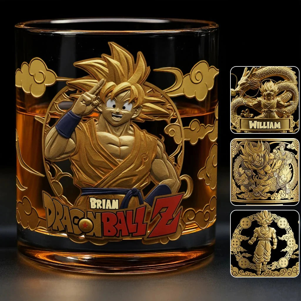Brian Dragon Ball Z Whiskey Glass🏆