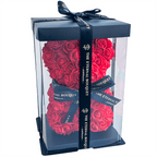 Mini Red Eternal Rose Bear [FREE GIFT BOX]