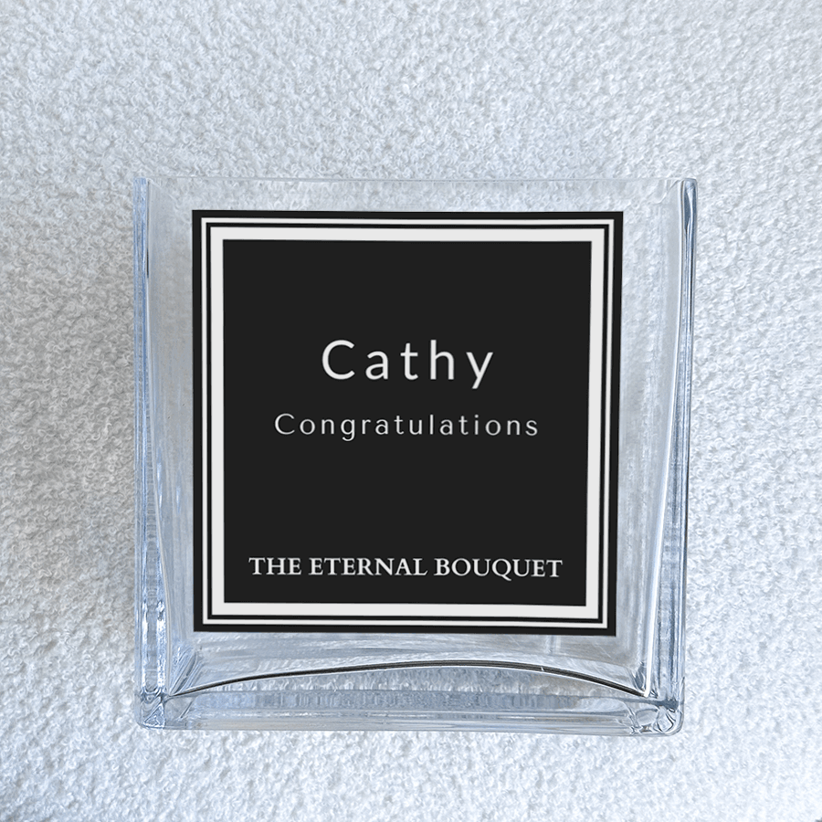 Personalised Glass Vase [VASE ONLY]