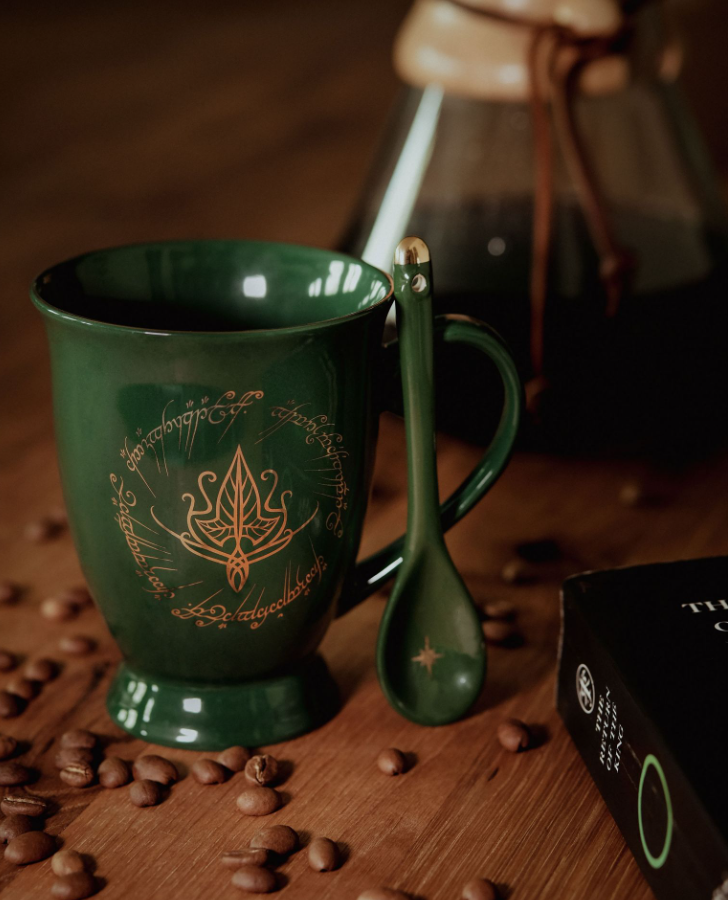 “The Lord of the Rings” - Elven Collector's Mug with Spoon🏆