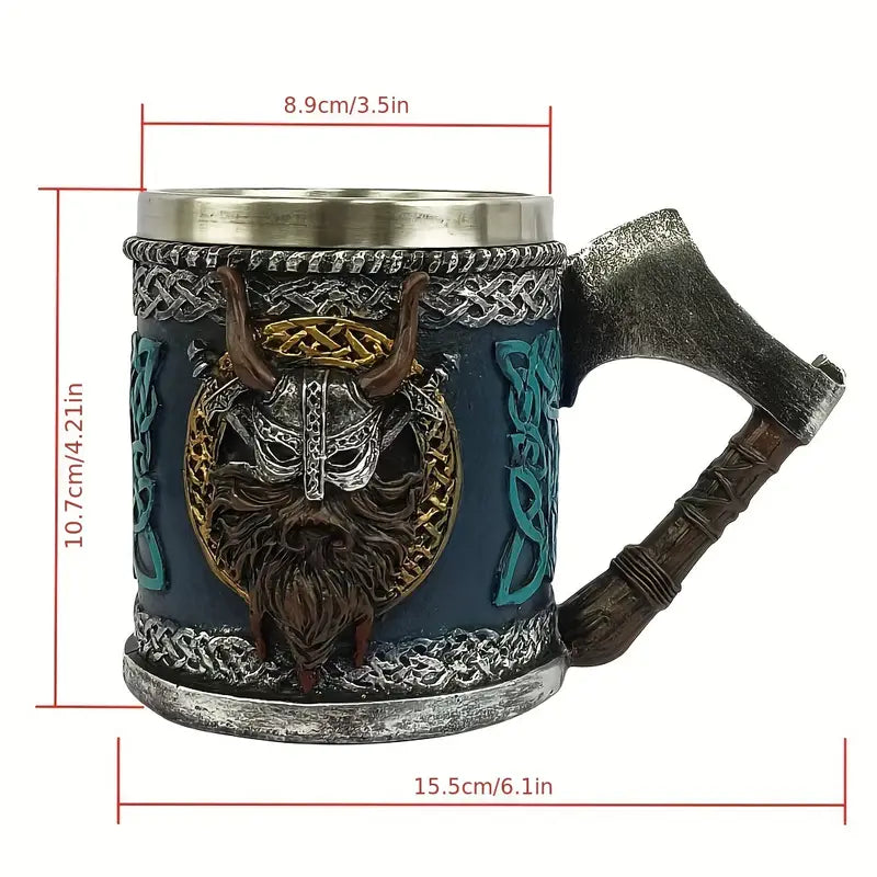 Viking Pirate Axe Beer Mug🏆