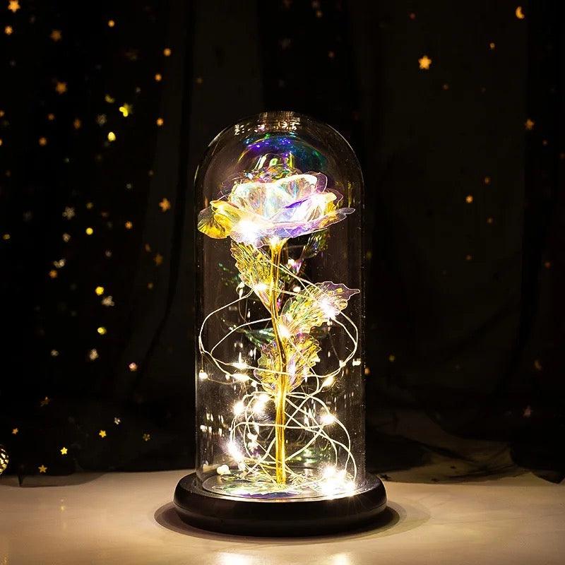 The Enchanted Galaxy Rose - White