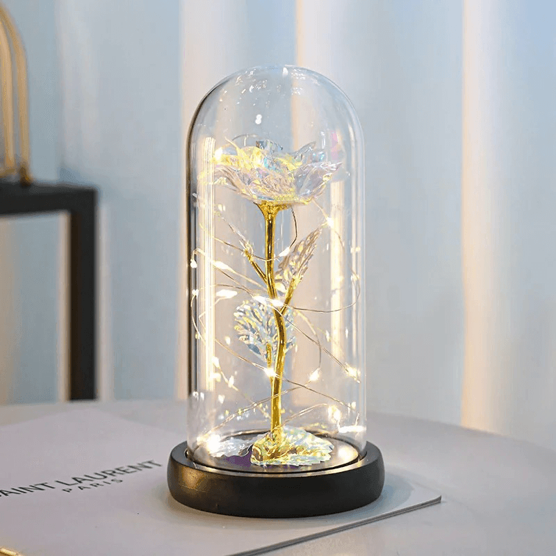 The Enchanted Galaxy Rose - White